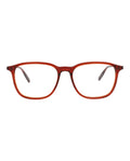 Montblanc Mens Square/Rectangle Burgundy Burgundy Transparent Fashion Designer Eyewear