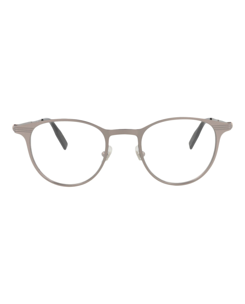Montblanc Mens Round/Oval Ruthenium Ruthenium Transparent Fashion Designer Eyewear Ruthenium Ruthenium Transparent