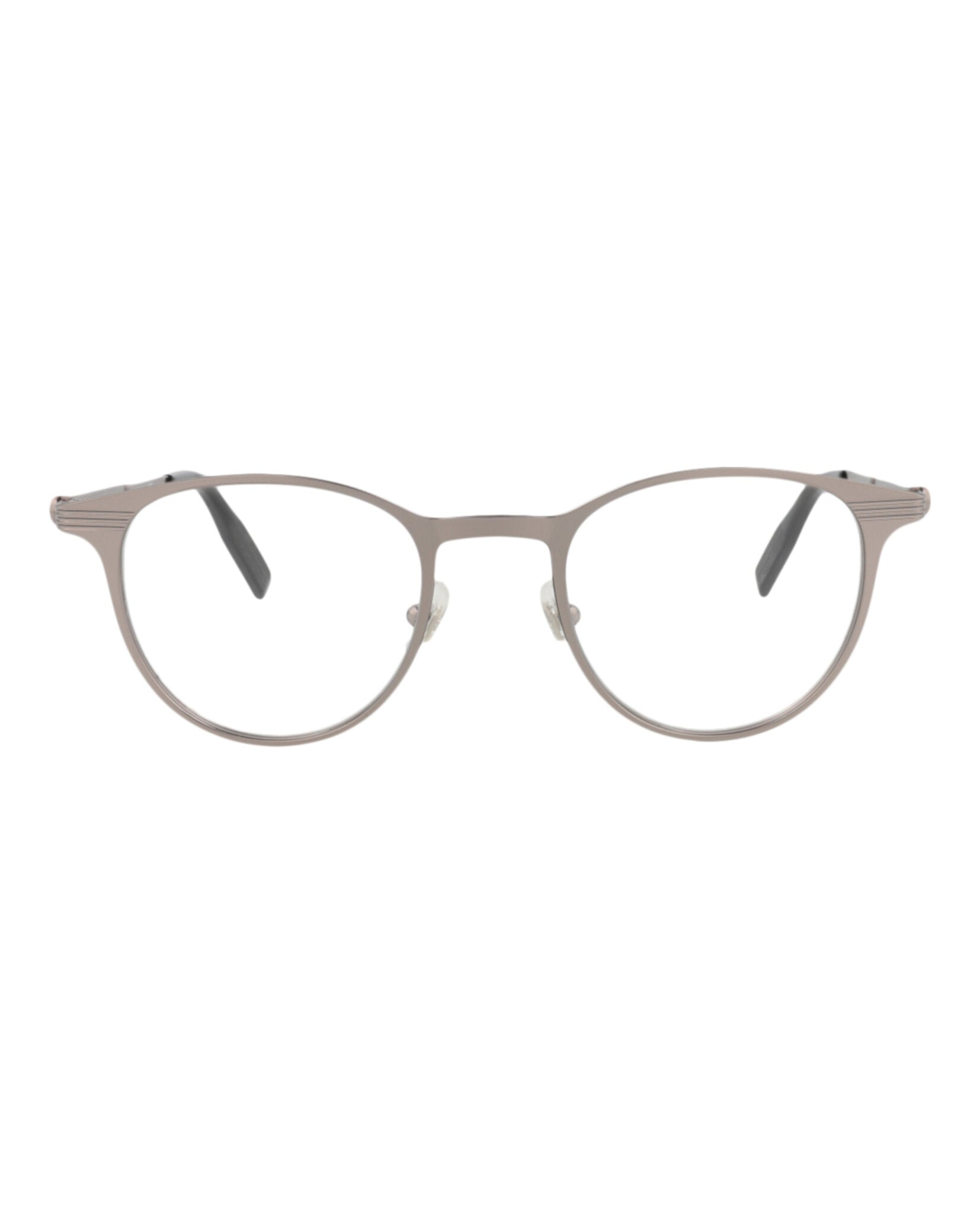 Montblanc Mens Round/Oval Ruthenium Ruthenium Transparent Fashion Designer Eyewear Ruthenium Ruthenium Transparent
