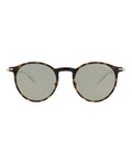 Montblanc Mens Round/Oval Havana Gold Green Fashion Designer Eyewear