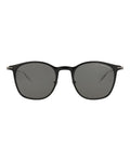 Montblanc Mens Round/Oval Black Ruthenium Grey Fashion Designer Eyewear