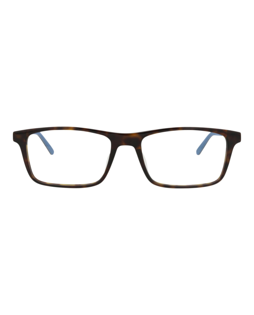 Montblanc Mens Square/Rectangle Havana Ruthenium Transparent Fashion Designer Eyewear