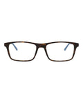 Montblanc Mens Square/Rectangle Havana Ruthenium Transparent Fashion Designer Eyewear