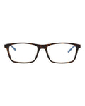 Montblanc Mens Square/Rectangle Havana Ruthenium Transparent Fashion Designer Eyewear