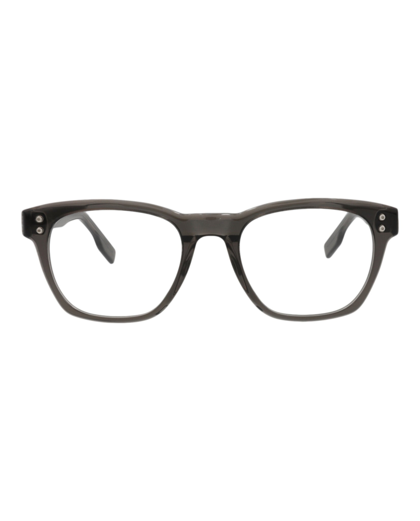 Montblanc Mens Square/Rectangle Grey Grey Transparent Fashion Designer Eyewear Grey Grey Transparent