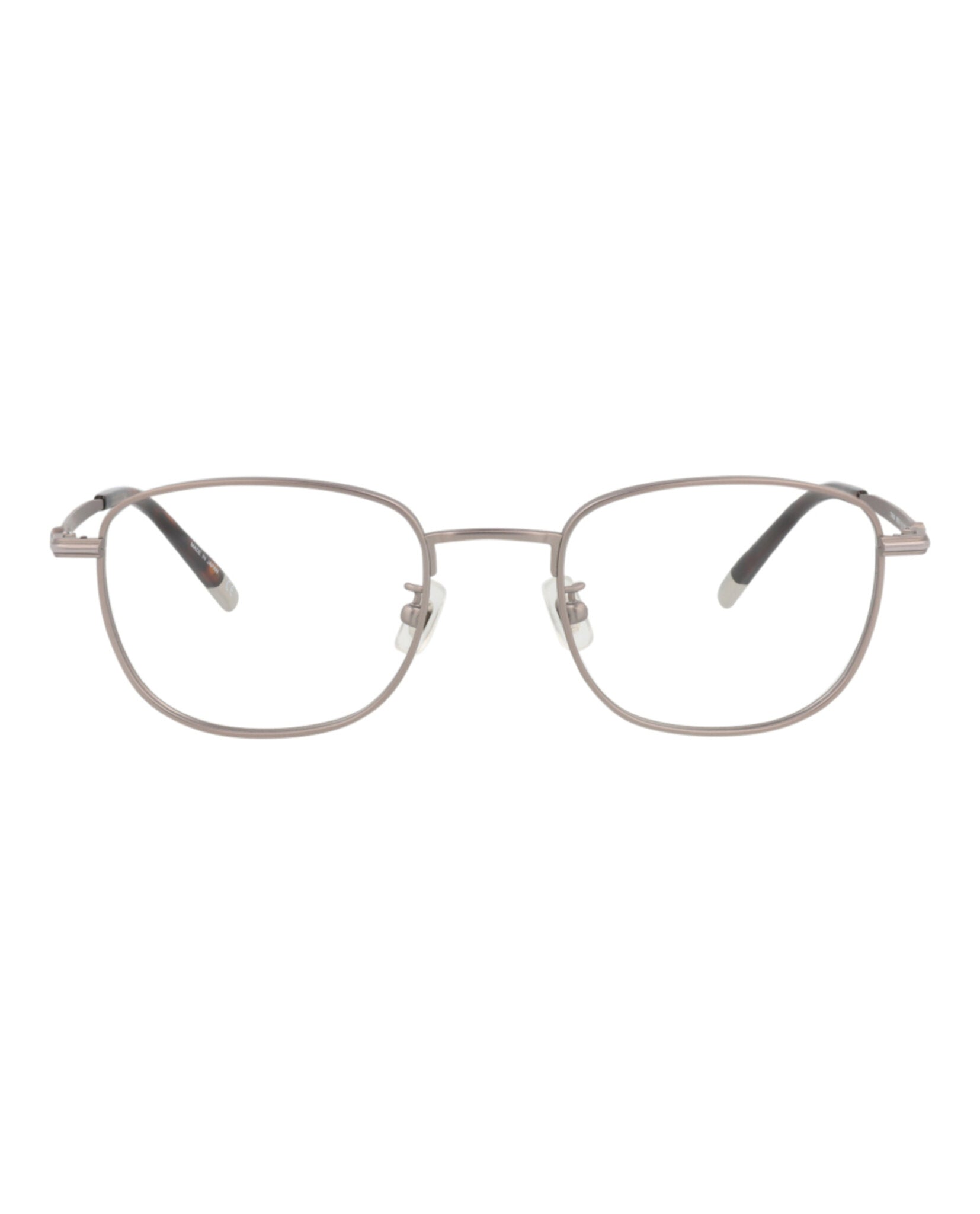 Montblanc Mens Round/Oval Ruthenium Ruthenium Transparent Fashion Designer Eyewear