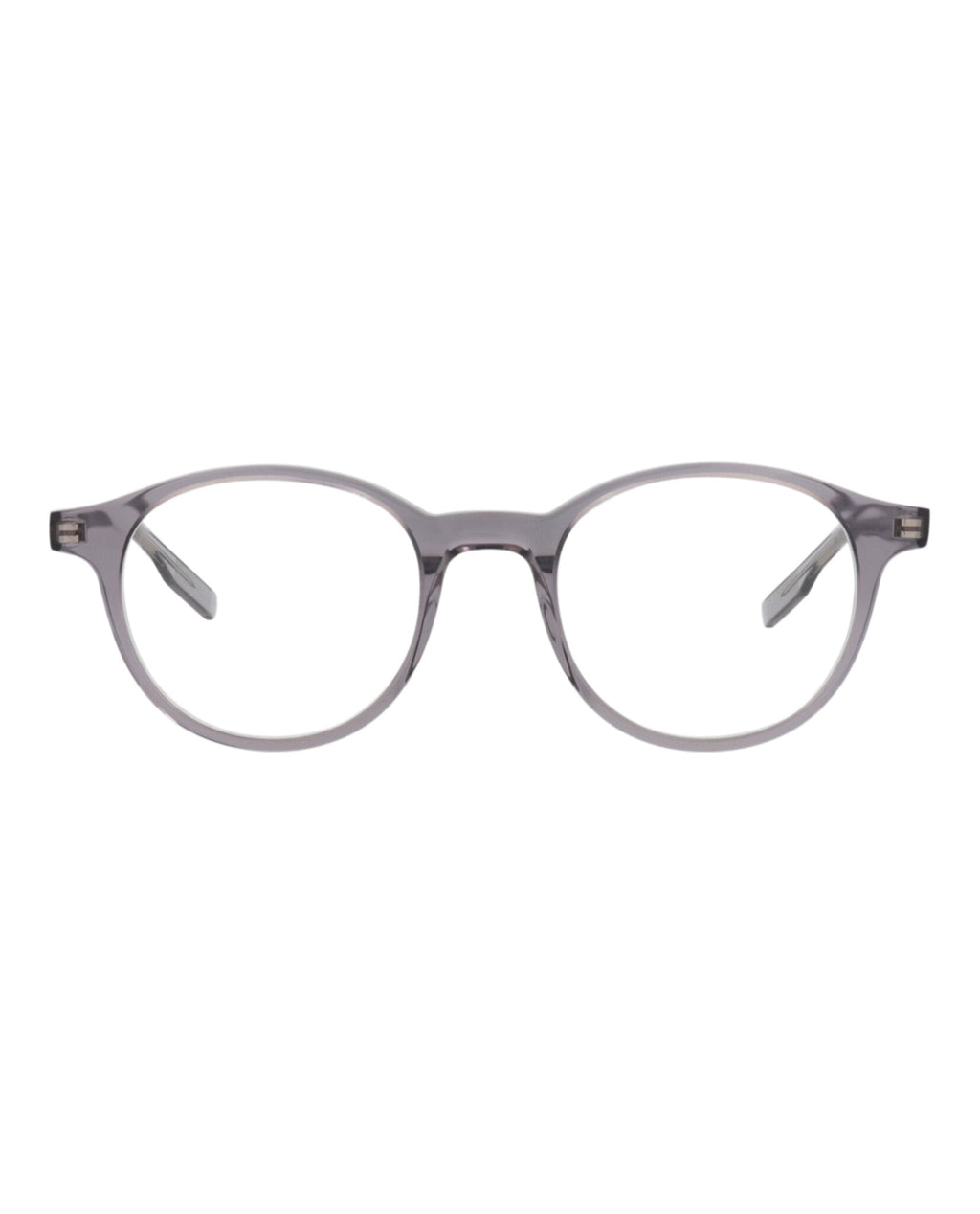 Montblanc Mens Round/Oval Grey Grey Transparent Fashion Designer Eyewear