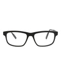Montblanc Mens Square/Rectangle Black Black Transparent Fashion Designer Eyewear