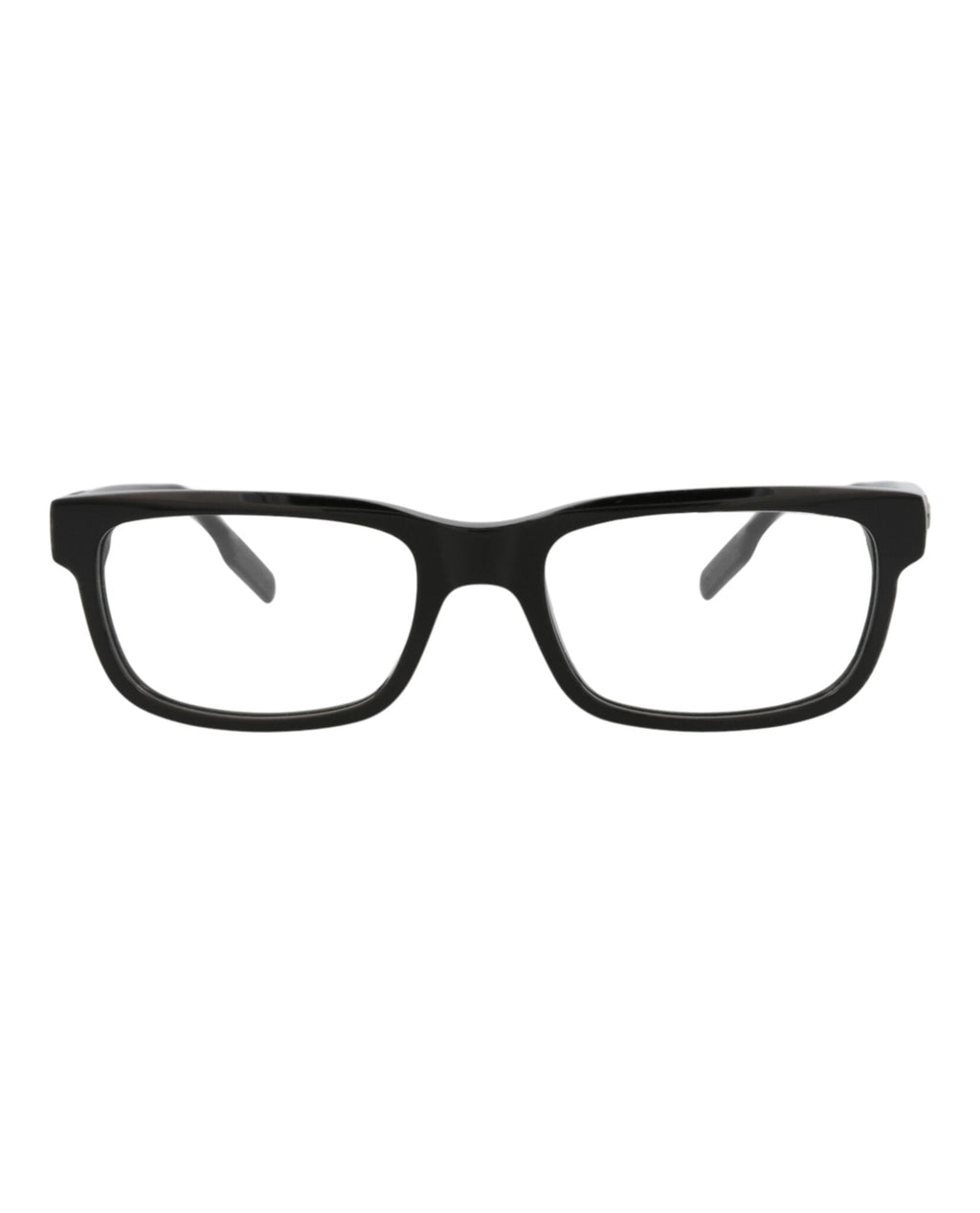 Montblanc Mens Square/Rectangle Black Black Transparent Fashion Designer Eyewear Black Black Transparent