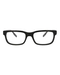 Montblanc Mens Square/Rectangle Black Black Transparent Fashion Designer Eyewear Black Black Transparent