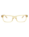 Montblanc Mens Square/Rectangle Orange Orange Transparent Fashion Designer Eyewear