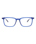 Montblanc Mens Square/Rectangle Blue Blue Transparent Fashion Designer Eyewear