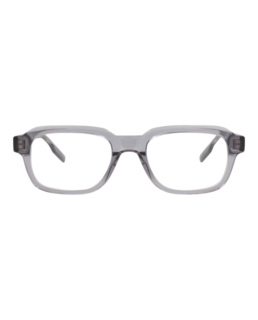 Montblanc Mens Square/Rectangle Grey Grey Transparent Fashion Designer Eyewear