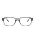 Montblanc Mens Square/Rectangle Grey Grey Transparent Fashion Designer Eyewear