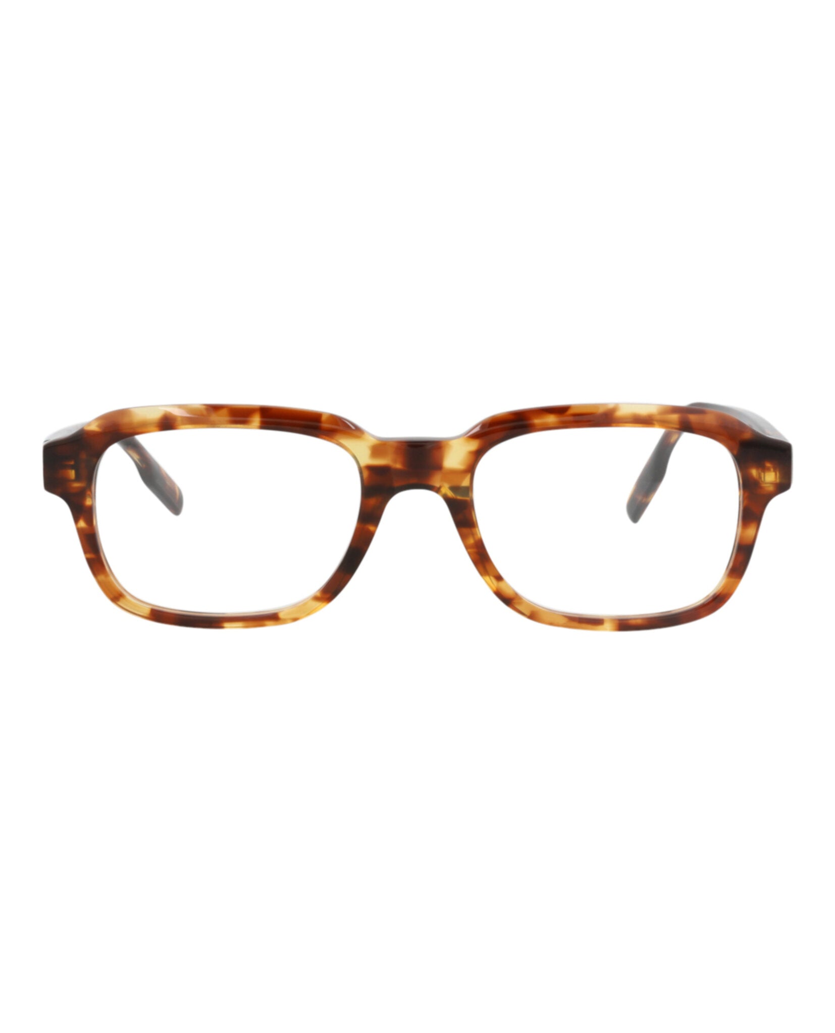 Montblanc Mens Square/Rectangle Havana Havana Transparent Fashion Designer Eyewear