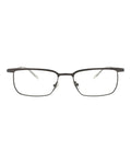 Montblanc Mens Square/Rectangle Ruthenium Ruthenium Transparent Fashion Designer Eyewear