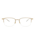 Montblanc Mens Square/Rectangle Gold Gold Transparent Fashion Designer Eyewear