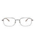 Montblanc Mens Square/Rectangle Ruthenium Ruthenium Transparent Fashion Designer Eyewear