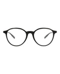 Montblanc Mens Round/Oval Black Black Transparent Fashion Designer Eyewear