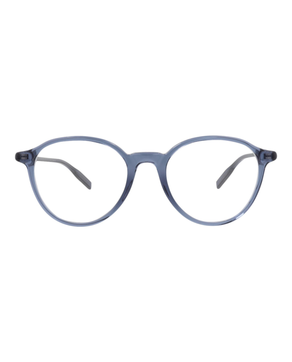Montblanc Mens Round/Oval Blue Blue Transparent Fashion Designer Eyewear