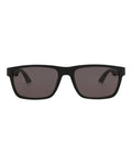 Montblanc Mens Square/Rectangle Black Black Grey Fashion Designer Eyewear
