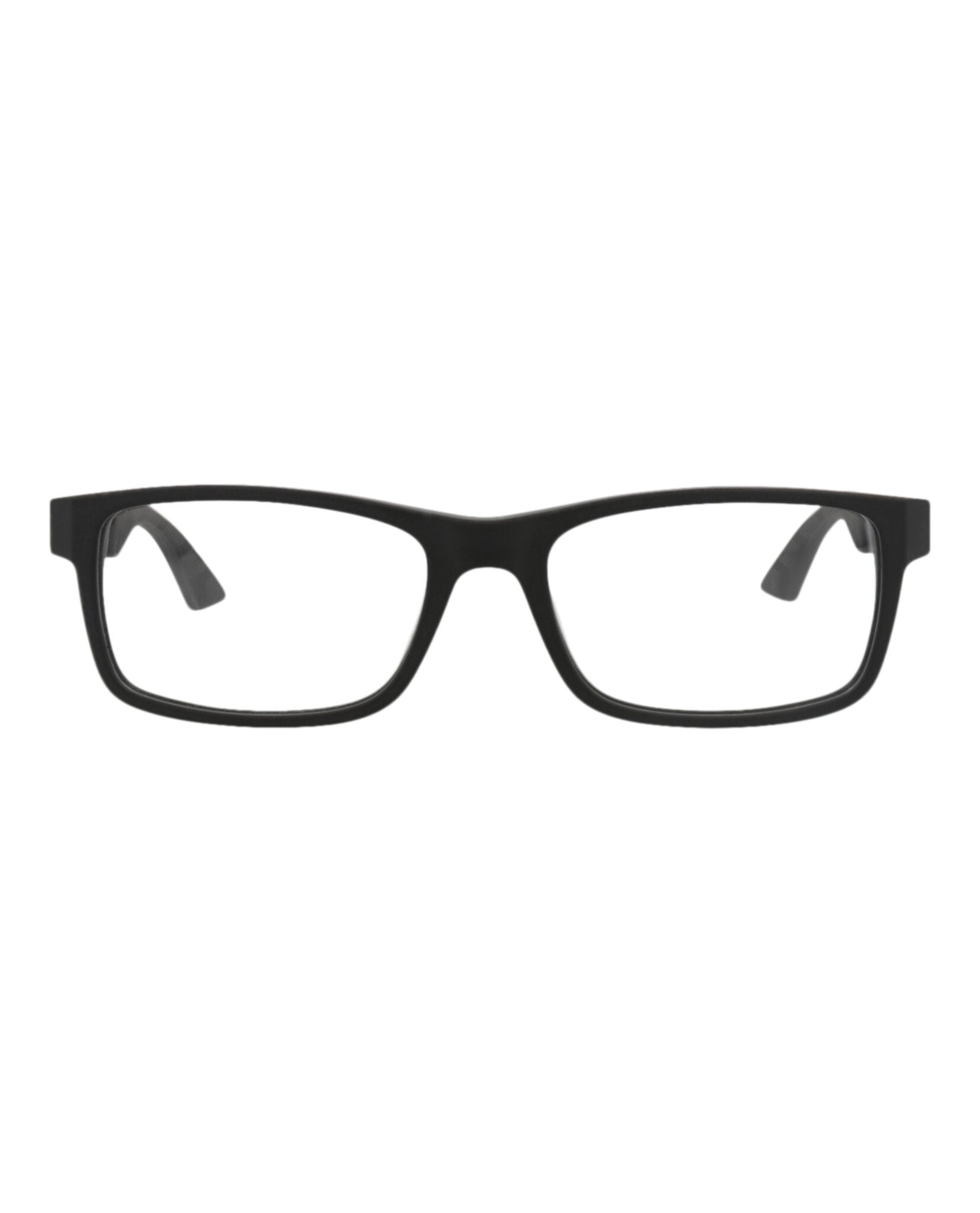 Montblanc Mens Square/Rectangle Black Black Transparent Fashion Designer Eyewear