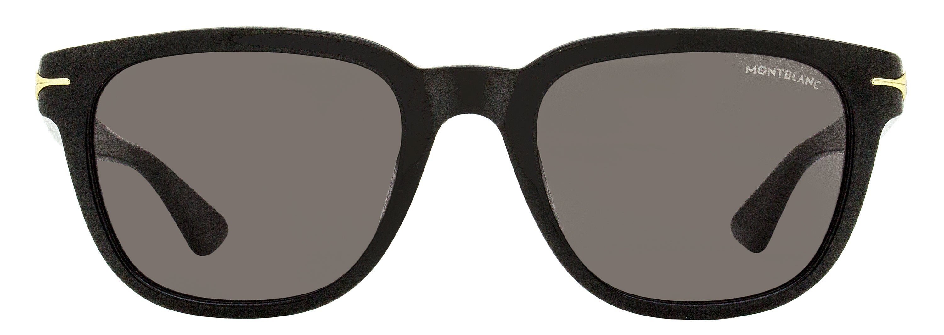 Montblanc Square Nib Sunglasses MB0302S 006 Black 53mm
