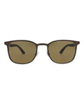 Montblanc Mens Square/Rectangle Red Red Brown Fashion Designer Eyewear