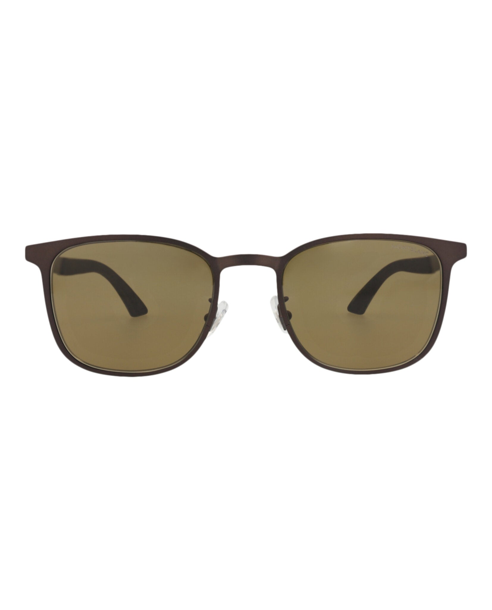 Montblanc Mens Square/Rectangle Red Red Brown Fashion Designer Eyewear