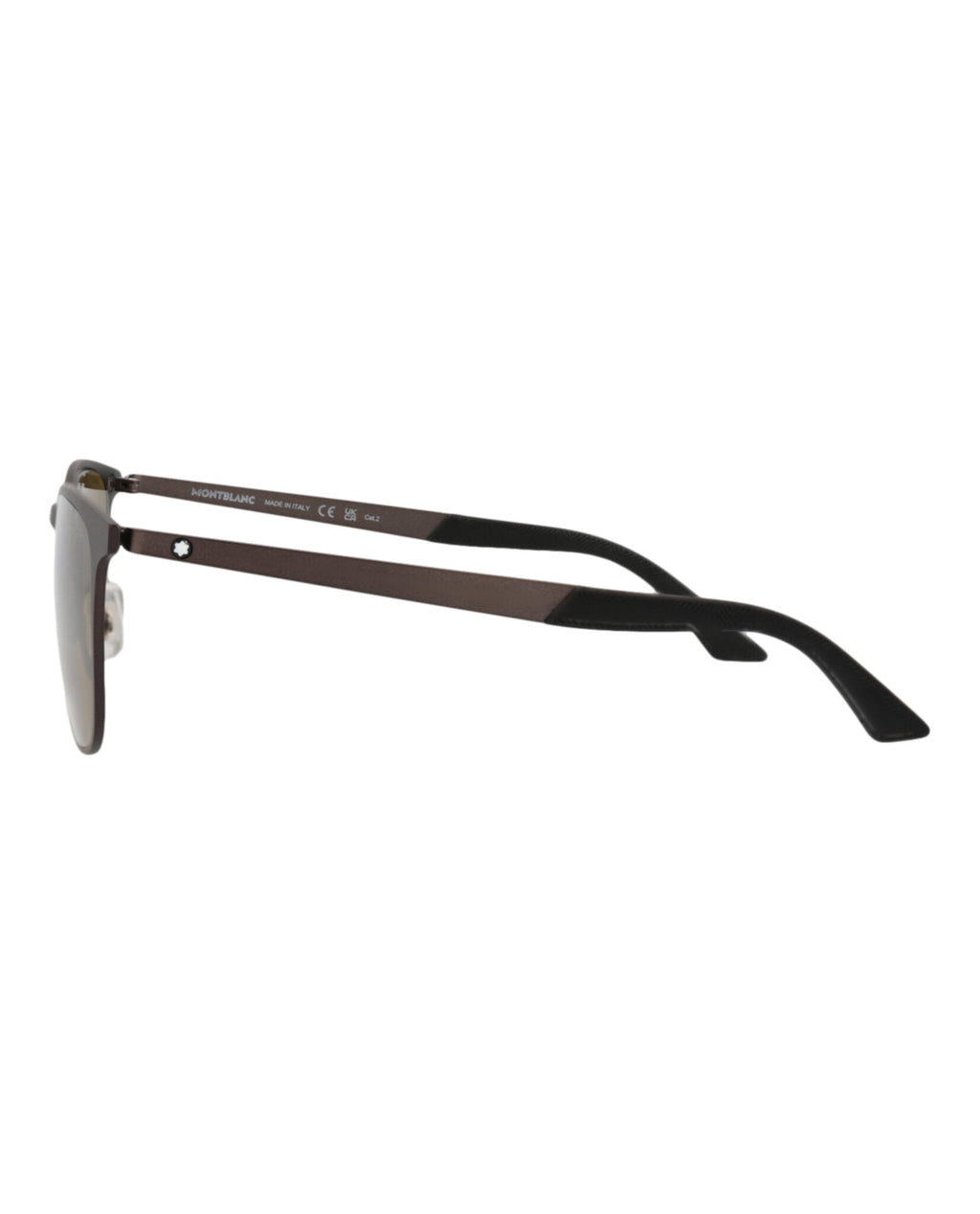 Montblanc Mens Square/Rectangle Red Red Brown Fashion Designer Eyewear