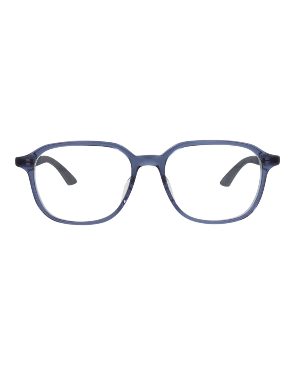Montblanc Mens Round/Oval Blue Ruthenium Transparent Fashion Designer Eyewear