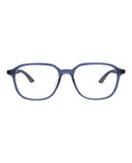 Montblanc Mens Round/Oval Blue Ruthenium Transparent Fashion Designer Eyewear
