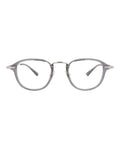 Montblanc Mens Round/Oval Grey Silver Transparent Fashion Designer Eyewear