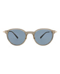 Montblanc Mens Round/Oval Brown Gold Blue Fashion Designer Eyewear