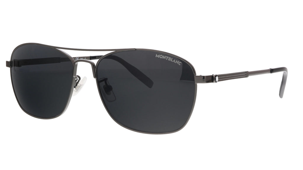 Montblanc Ruthenium Aviator MB0026S-005 Sunglasses