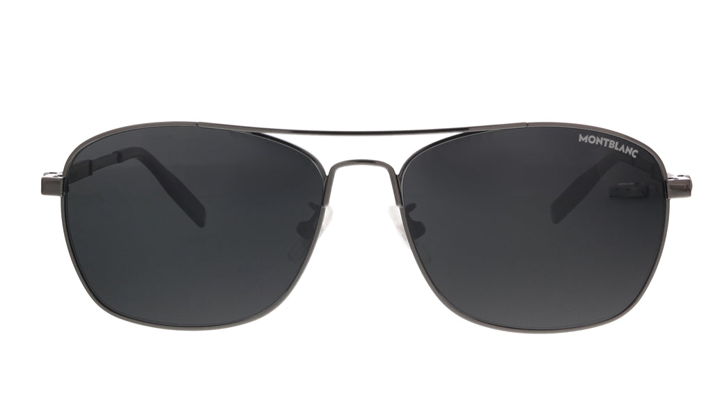 Montblanc Ruthenium Aviator MB0026S-005 Sunglasses