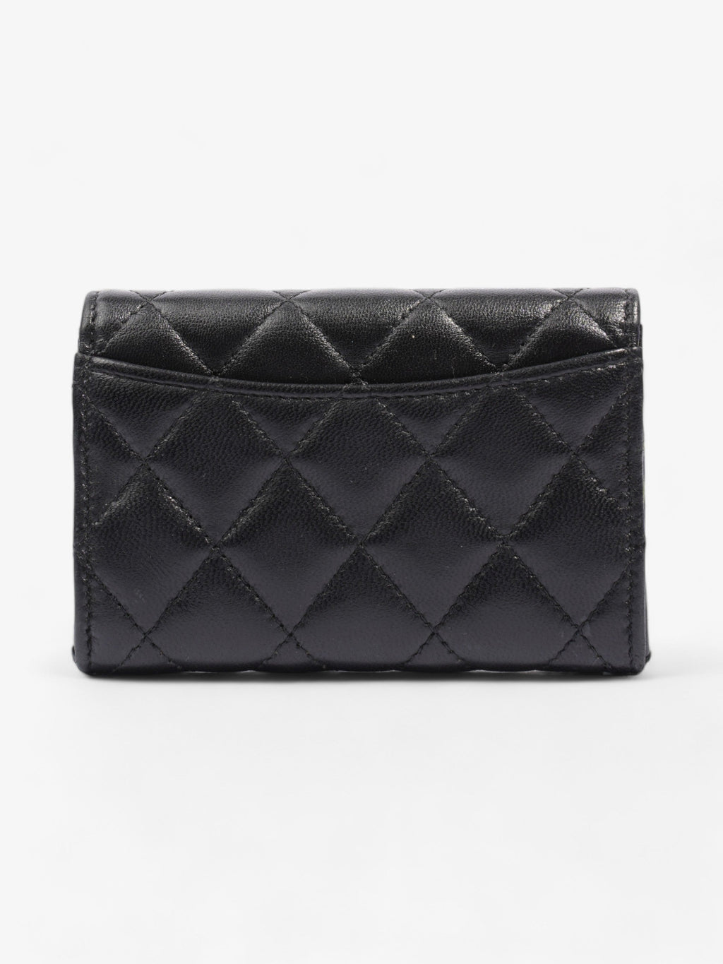 Chanel Classical Card Holder Black Lambskin Leather