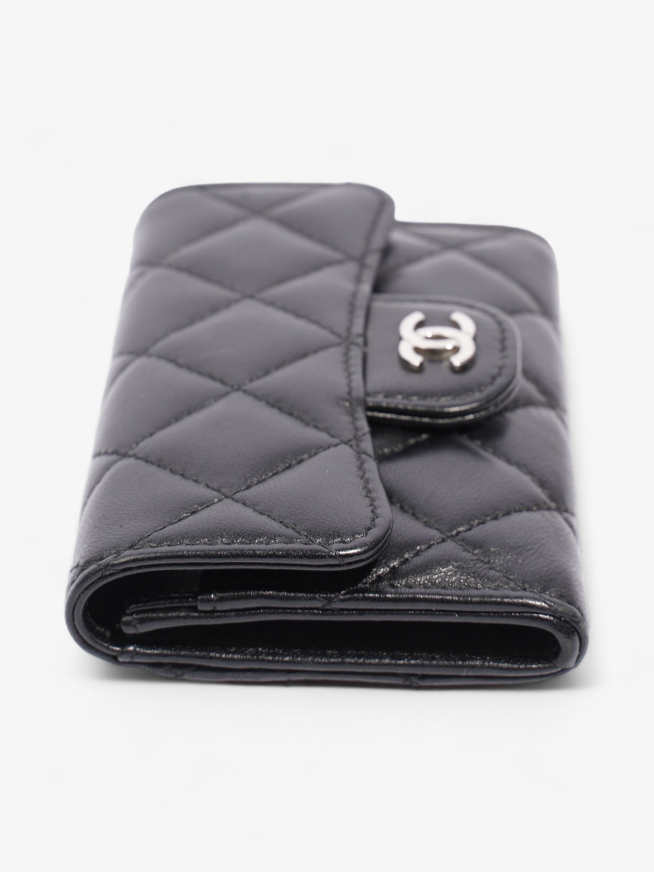 Chanel Classical Card Holder Black Lambskin Leather
