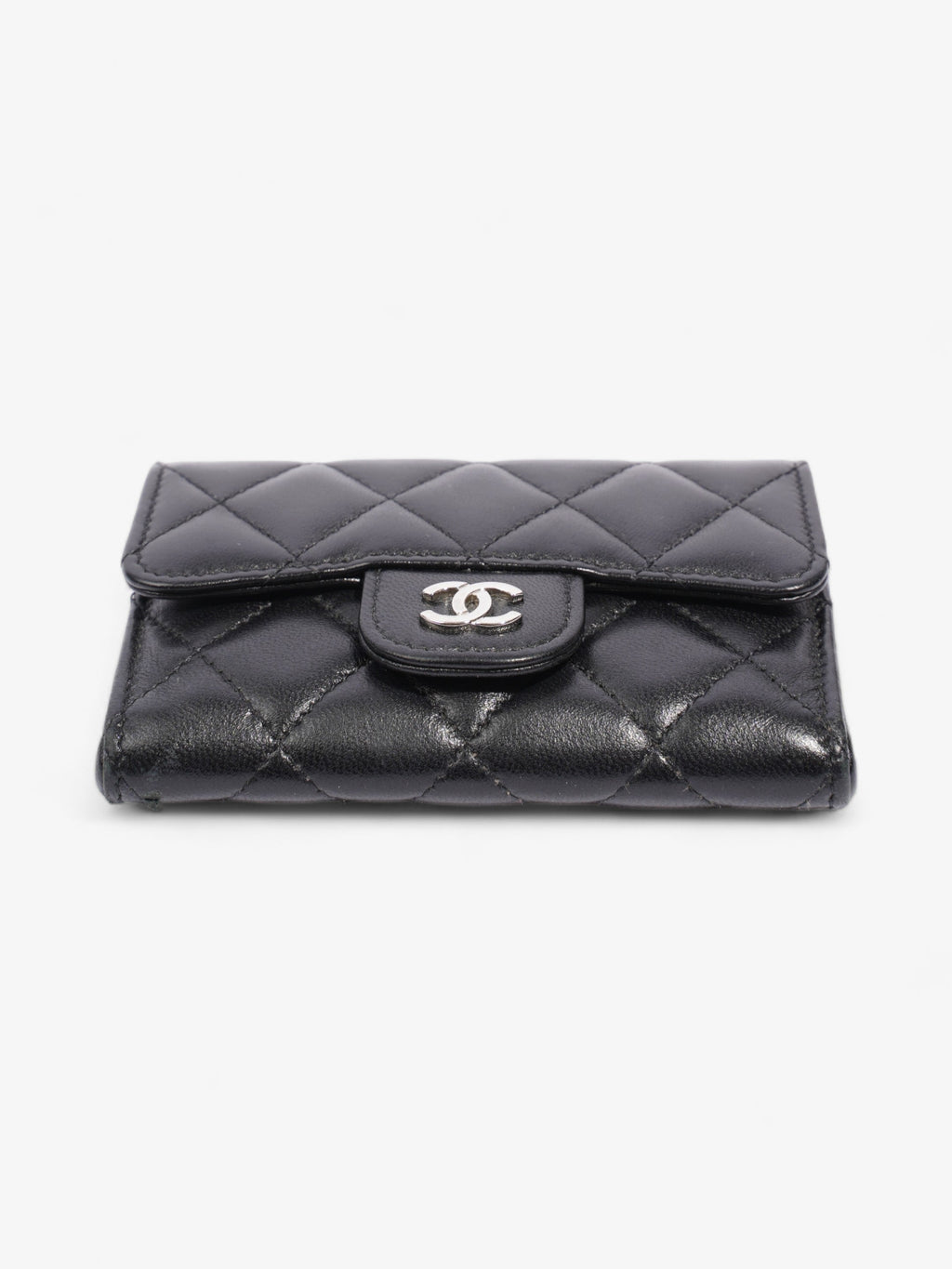 Chanel Classical Card Holder Black Lambskin Leather