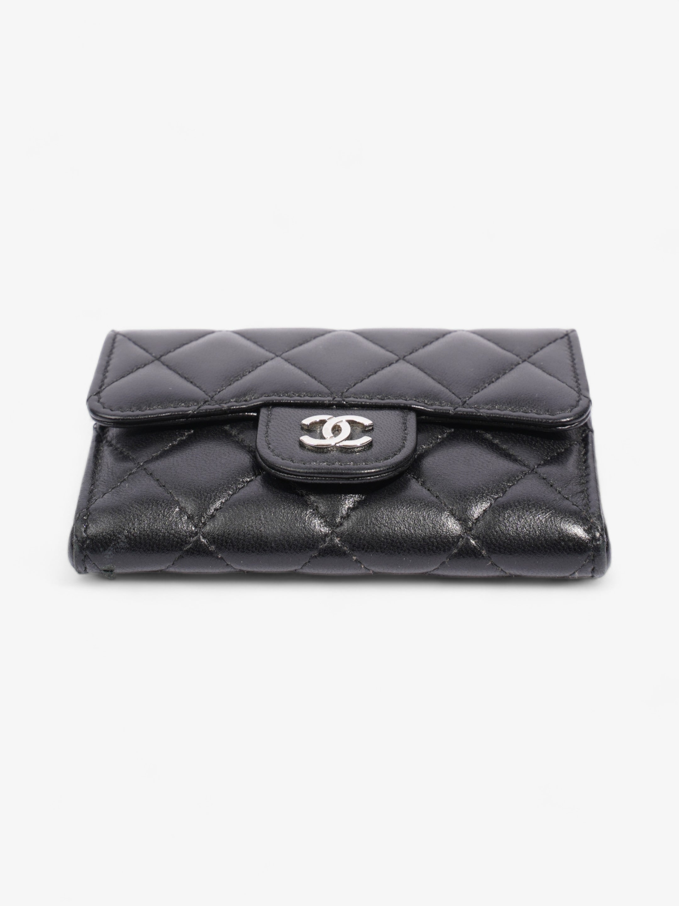 Chanel Classical Card Holder Black Lambskin Leather