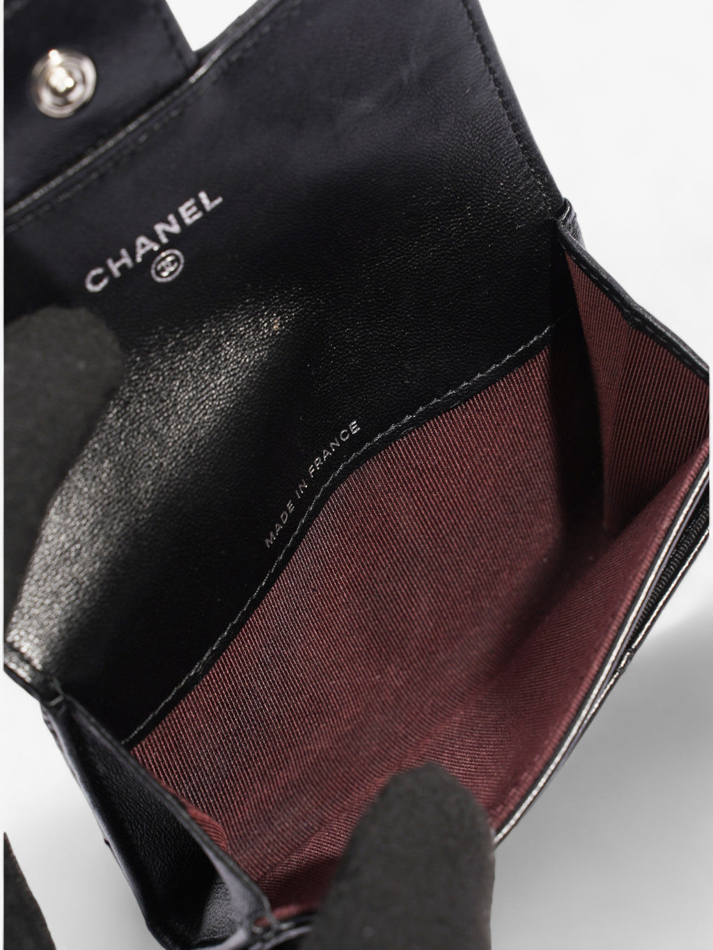 Chanel Classical Card Holder Black Lambskin Leather