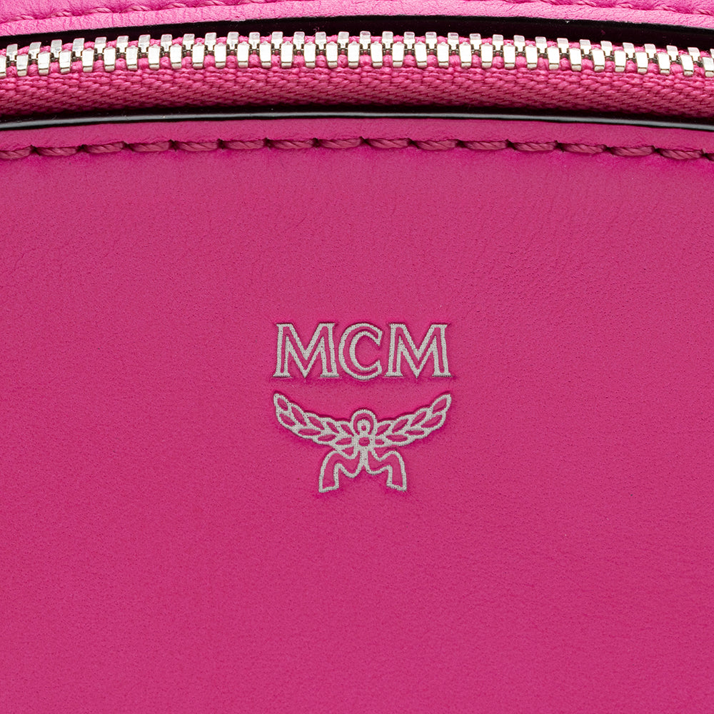 MCM Calfskin Duchess Polke Studs Mini Backpack (SHF-16226)
