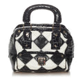 MCM Embossed Patent Leather Satchel (SHG-27971)