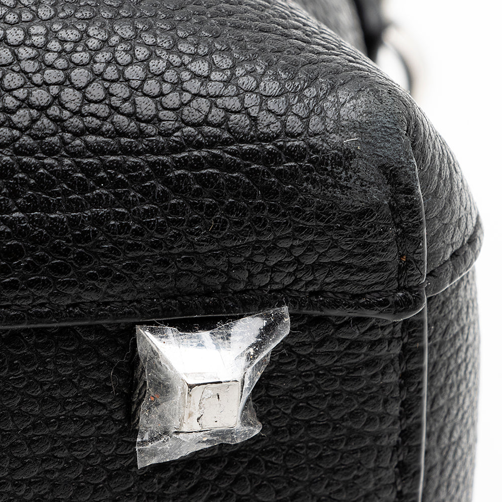 MCM Grained Calfskin Ella Large Boston Bag (SHF-19398)
