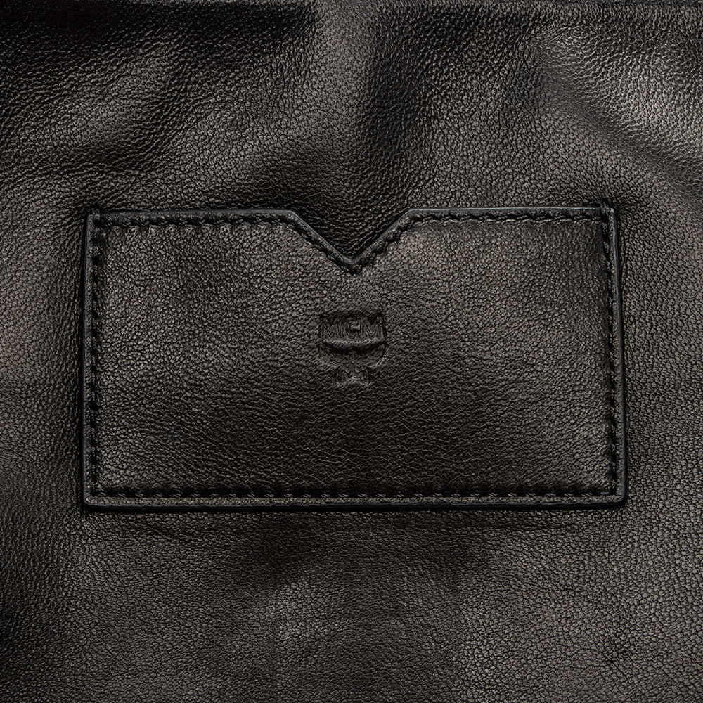 MCM Lambskin Killian Medium Messenger Bag (SHF-16468)