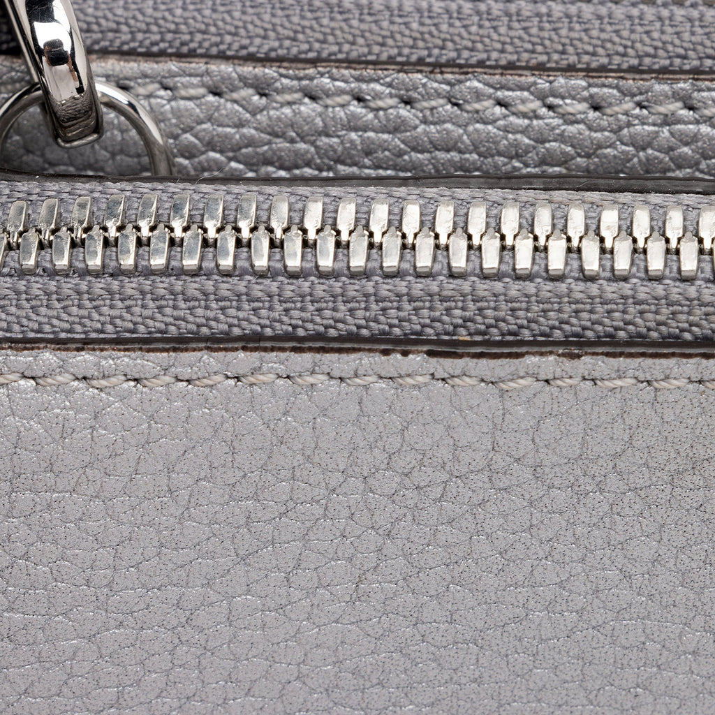 MCM Metallic Grained Calfskin Milla Crossbody (SHF-gFwHev)