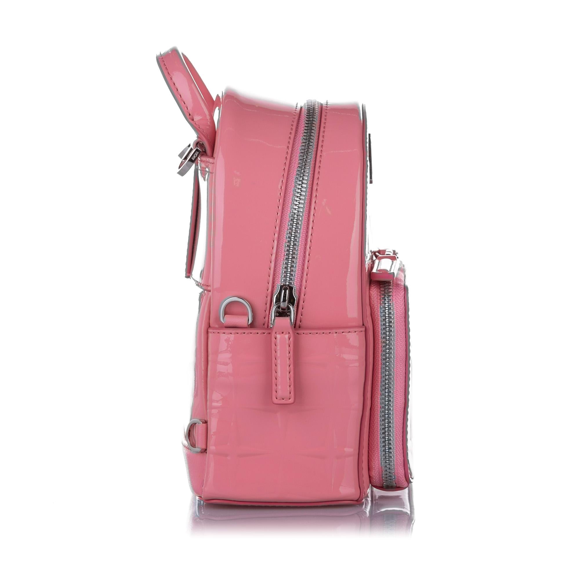 MCM Patent Leather Backpack (SHG-32321)