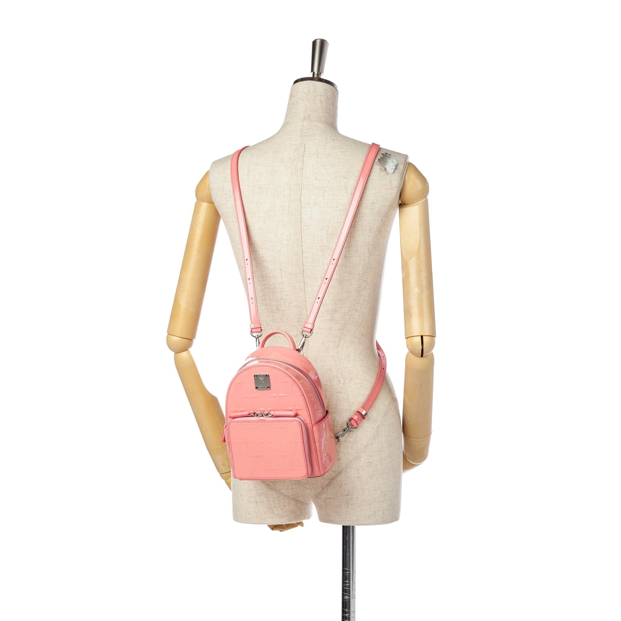 MCM Patent Leather Backpack (SHG-32321)