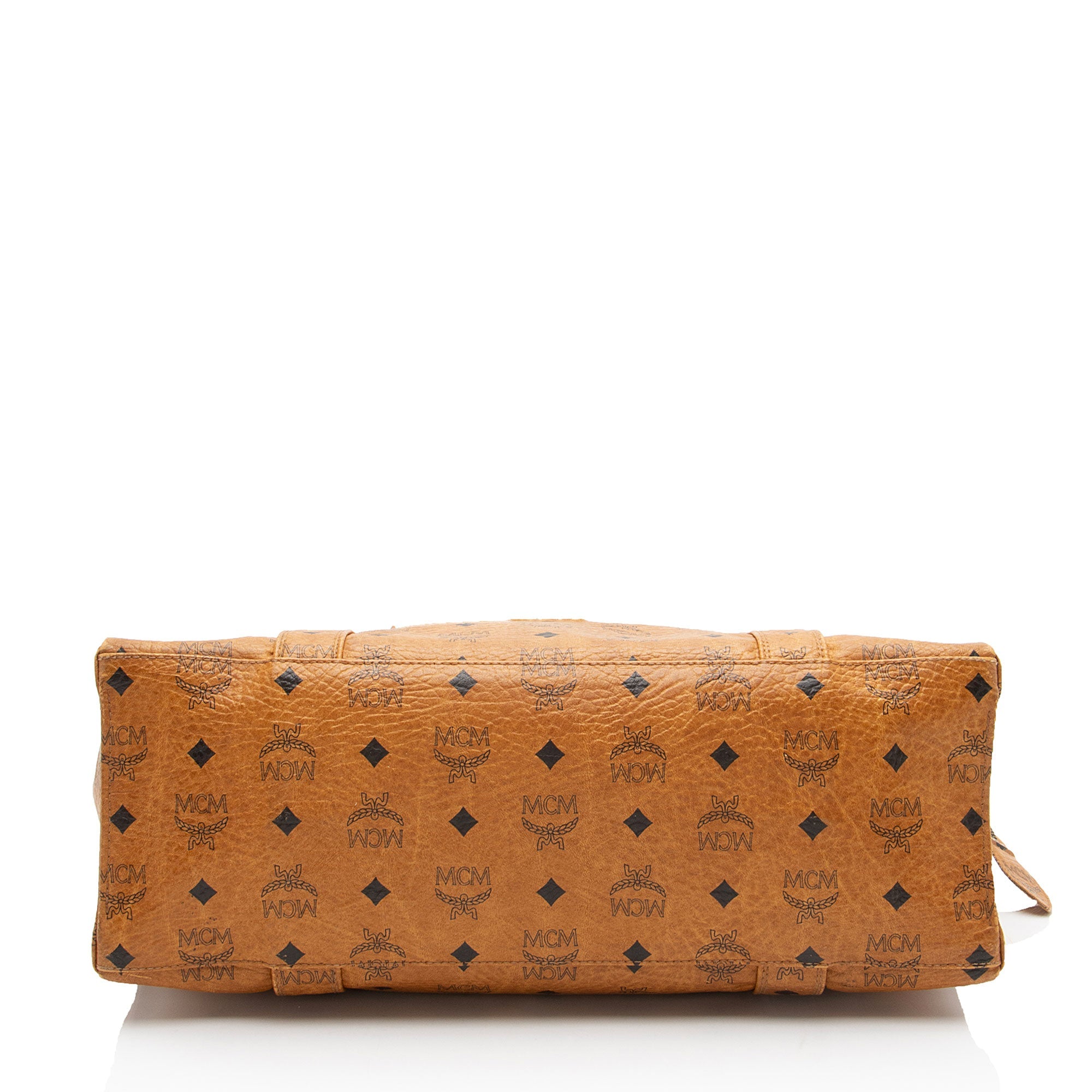 MCM Vintage Visetos Heritage Medium Shopper Tote