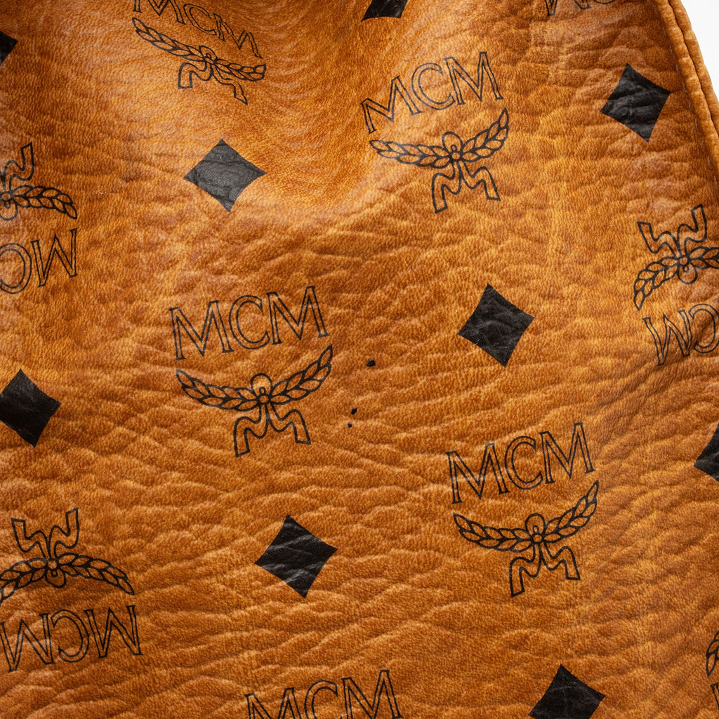 MCM Vintage Visetos Heritage Medium Shopper Tote